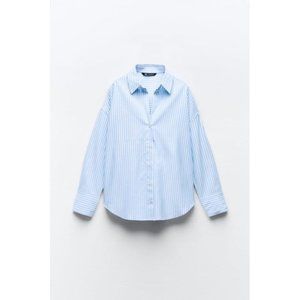 ZARA Cotton Blend Oxford Shirt